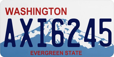 WA license plate AXI6245
