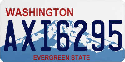 WA license plate AXI6295