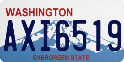 WA license plate AXI6519