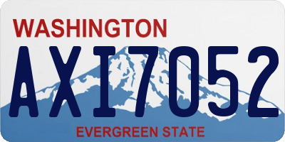 WA license plate AXI7052