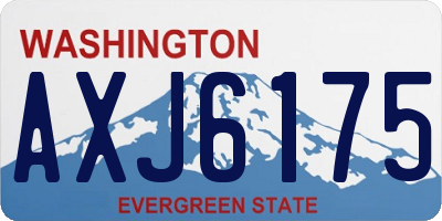 WA license plate AXJ6175