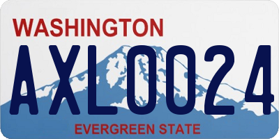 WA license plate AXL0024