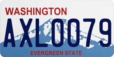 WA license plate AXL0079