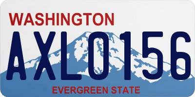 WA license plate AXL0156