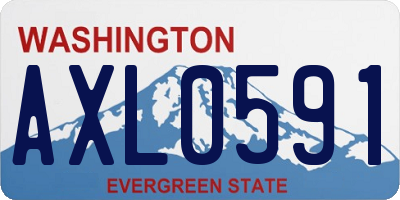 WA license plate AXL0591