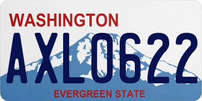 WA license plate AXL0622