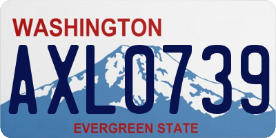 WA license plate AXL0739