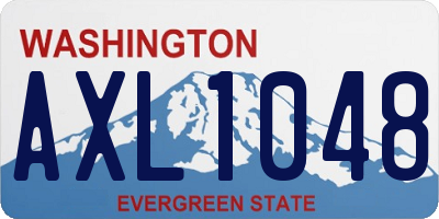 WA license plate AXL1048