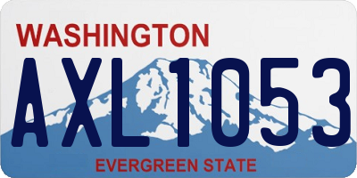 WA license plate AXL1053