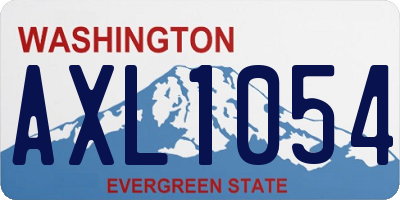 WA license plate AXL1054
