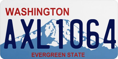 WA license plate AXL1064