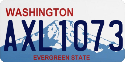WA license plate AXL1073