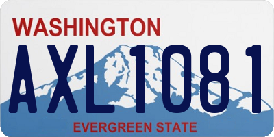 WA license plate AXL1081