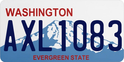WA license plate AXL1083