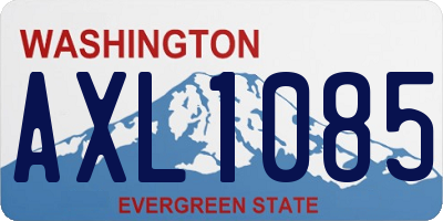 WA license plate AXL1085