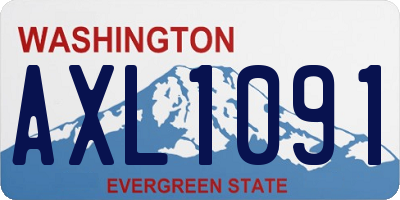 WA license plate AXL1091