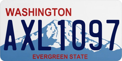 WA license plate AXL1097