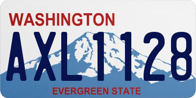 WA license plate AXL1128