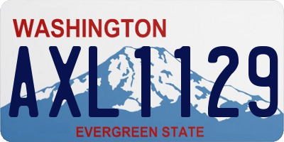 WA license plate AXL1129