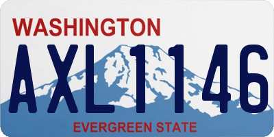 WA license plate AXL1146