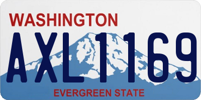WA license plate AXL1169