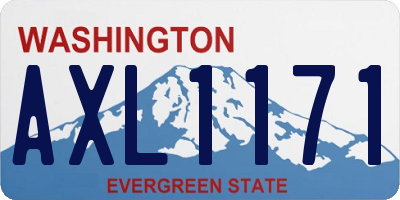 WA license plate AXL1171