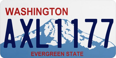 WA license plate AXL1177