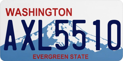 WA license plate AXL5510