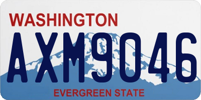 WA license plate AXM9046