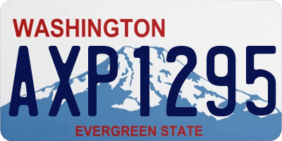 WA license plate AXP1295