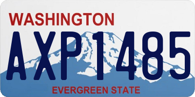 WA license plate AXP1485