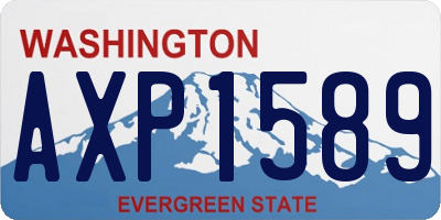 WA license plate AXP1589