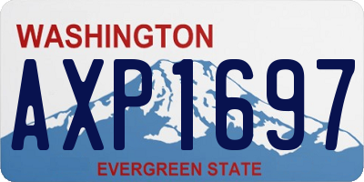 WA license plate AXP1697