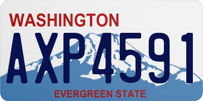 WA license plate AXP4591