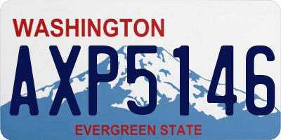 WA license plate AXP5146