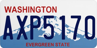 WA license plate AXP5170