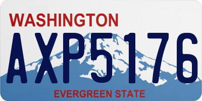 WA license plate AXP5176