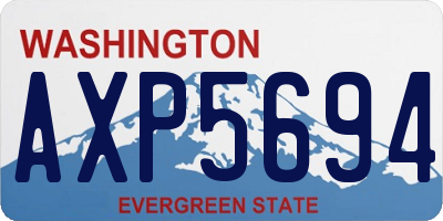 WA license plate AXP5694