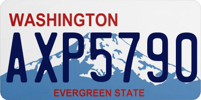 WA license plate AXP5790