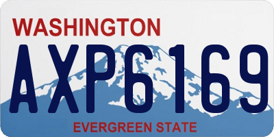 WA license plate AXP6169
