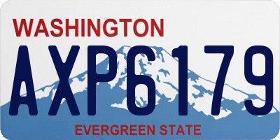 WA license plate AXP6179