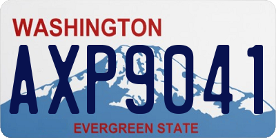WA license plate AXP9041