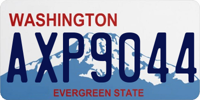 WA license plate AXP9044