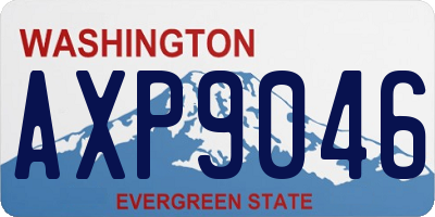 WA license plate AXP9046