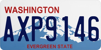 WA license plate AXP9146