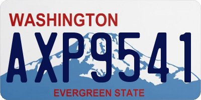 WA license plate AXP9541