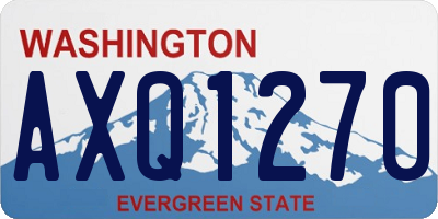 WA license plate AXQ1270