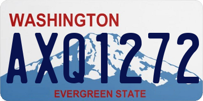 WA license plate AXQ1272