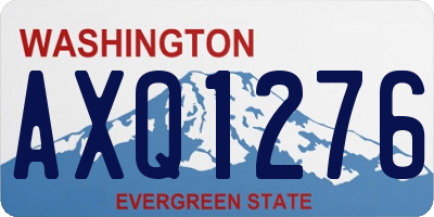 WA license plate AXQ1276