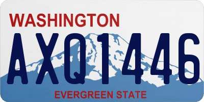 WA license plate AXQ1446